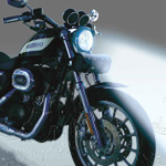H-Dスポーツスター専用HIDキット【デュアルフォーカスH4 HI/LO】9500K MOTO