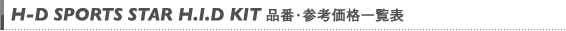 品番・参考価格一覧表