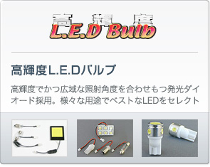 高輝度L.E.D.バルブ