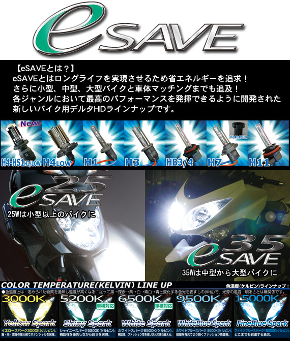 HIDライティングユニットeSAVE